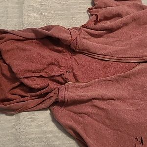 Zip Up Hoodie with Cut Outs